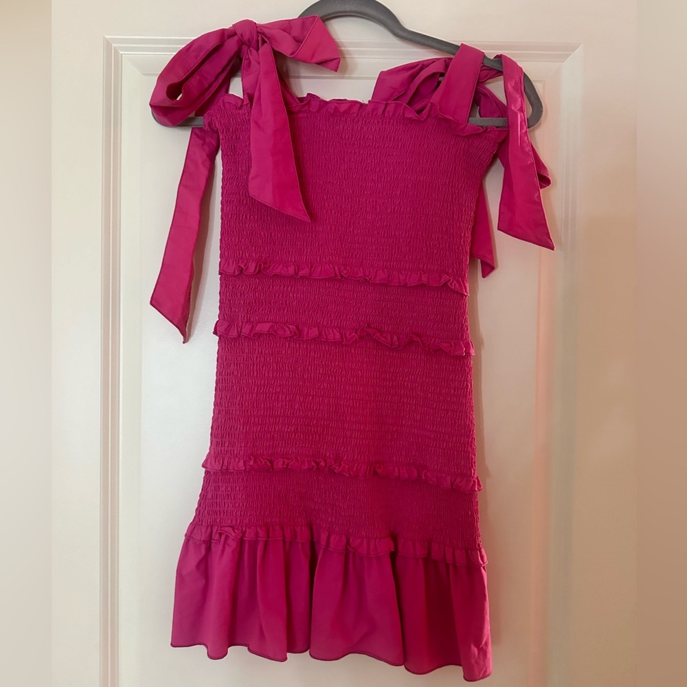 Altar’d State Pink Scrunch Dress